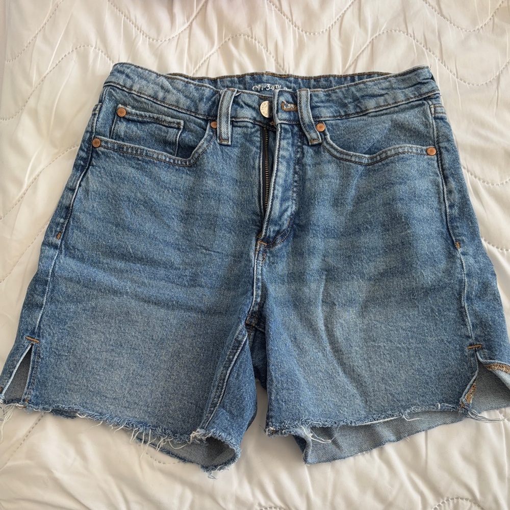 Classic Blue Denim Women's Jean Shorts
